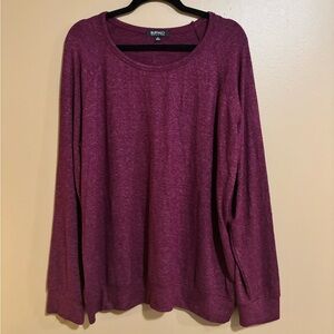 Buffalo David Bitton Maroon Long Sleeve Shirt